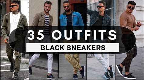 how to wear all black sneakers
